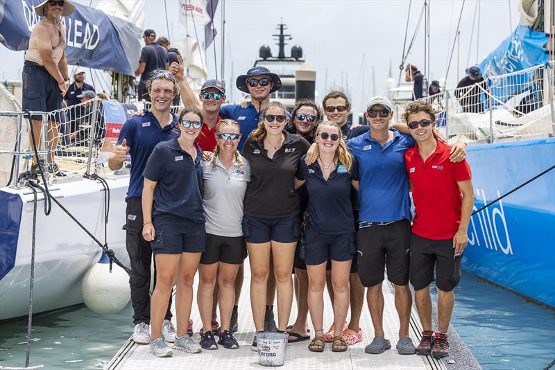 Happy faces from the AQP's ahead of their next adventure photo copyright Brooke Miles Photography taken at  and featuring the Clipper 70 class