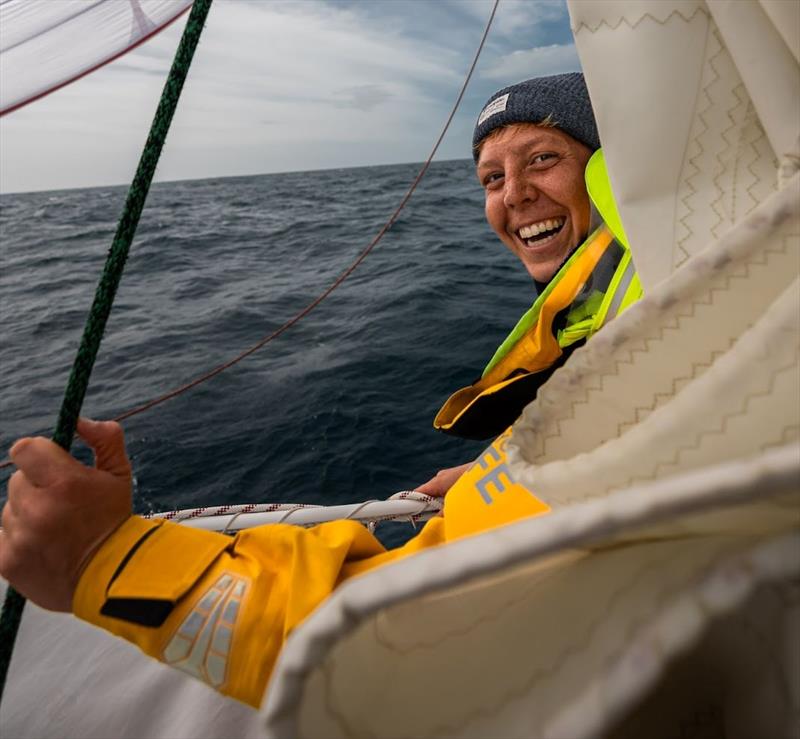 Liz Dicesare on board Washington, DC yacht - photo © Clipper Race