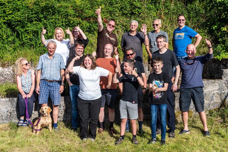 The event crew and competitors during the Merthyr Tydfil Comet Open - photo © Alan Cridge