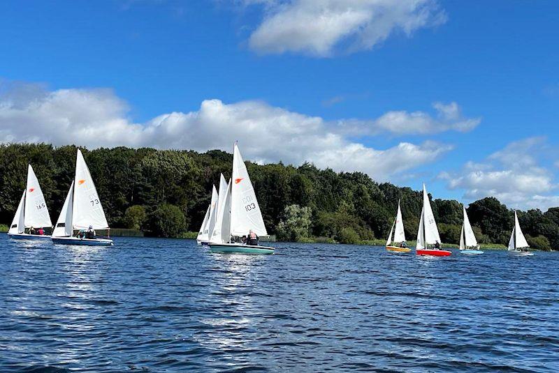 Comet Duo 'Worlds' and Nationals at Cransley photo copyright Sue Bull taken at Cransley Sailing Club and featuring the Comet Duo class