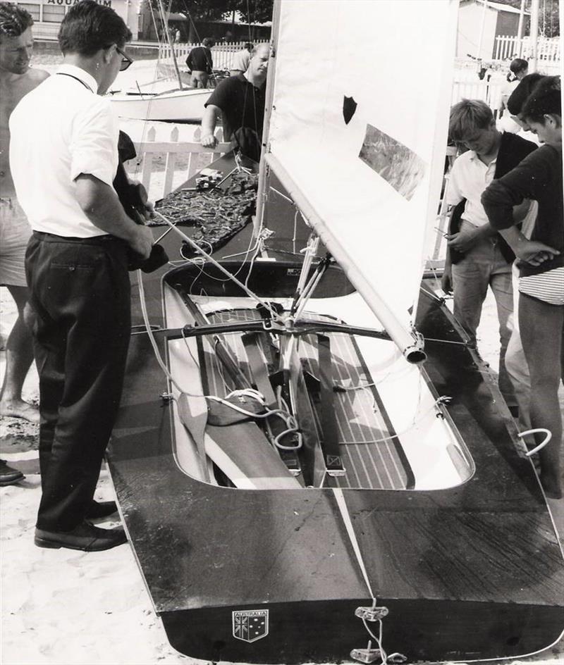 The future design philosophy at work! The prototype Contender; Beamy, flat and powerful and when allied to the crew out on the trapeze, a winning combination - photo © David Thomas