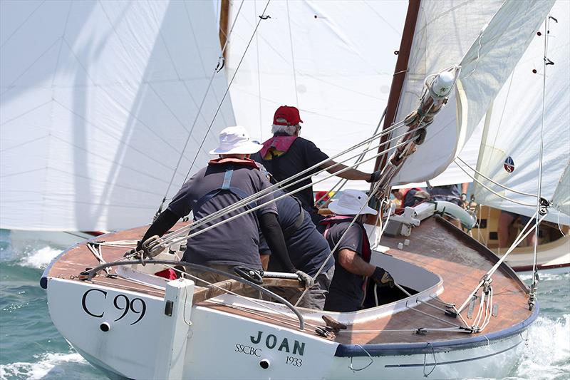 Joan skippered by Trevor Martyn with very consistent result throughout the regatta placed equal second with Aliscia skippered by Michael Cantwell photo copyright A.J. McKinnon taken at Sorrento Sailing Couta Boat Club and featuring the Couta Boat class