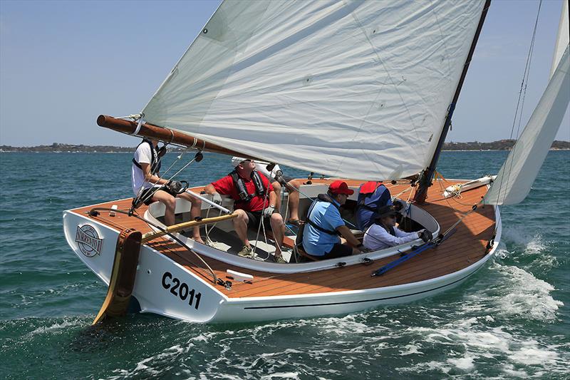 Sorrento skippered by Ken Vauhan. Winning Race Four of the series - photo © A.J. McKinnon