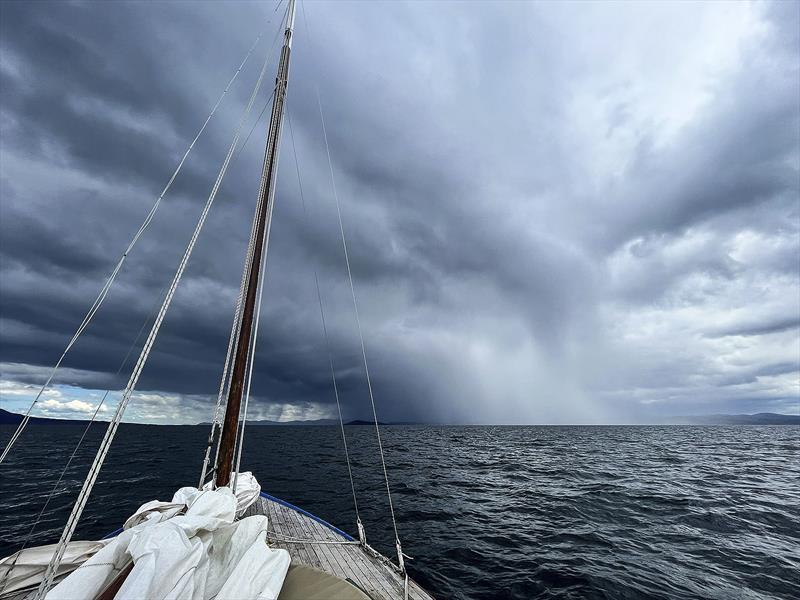 Well, it is a place known for its weather.. photo copyright Nick Jaffe taken at  and featuring the Couta Boat class