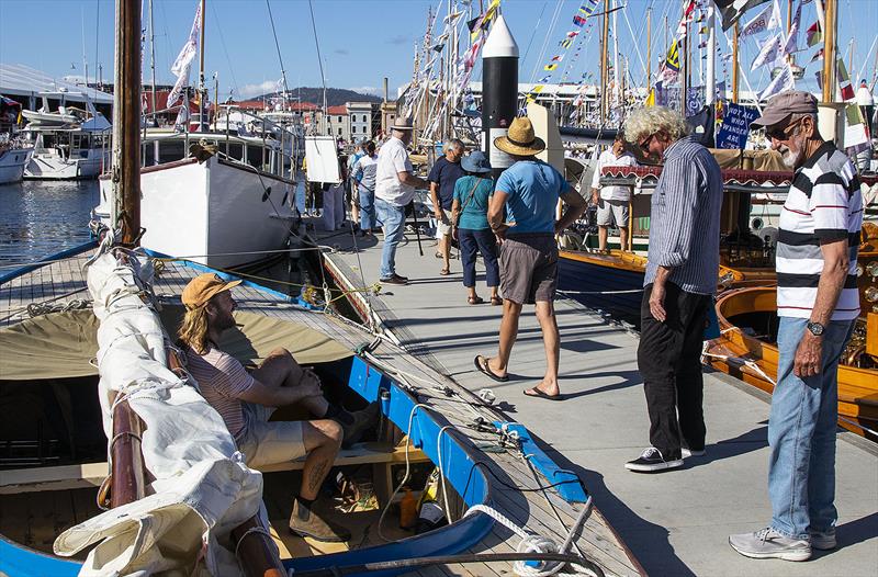 The crowds certainly got into the tale of the voyage photo copyright John Curnow taken at  and featuring the Couta Boat class