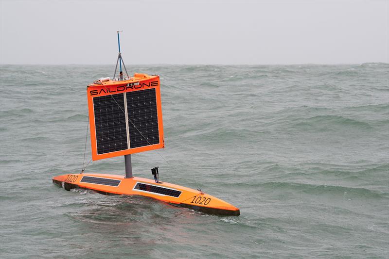 From the top of the wing to the bottom of the keel, saildrones are loaded with science sensors photo copyright Saildrone taken at  and featuring the Cruising Yacht class