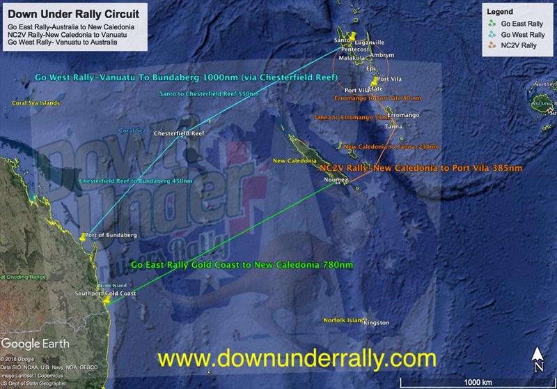 The Down Under Rallies to and from the South Pacific - photo © Down Under Rally