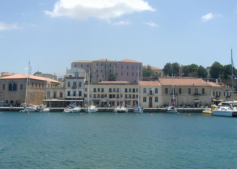 Town dock Hania - photo © Hugh & Heather Bacon