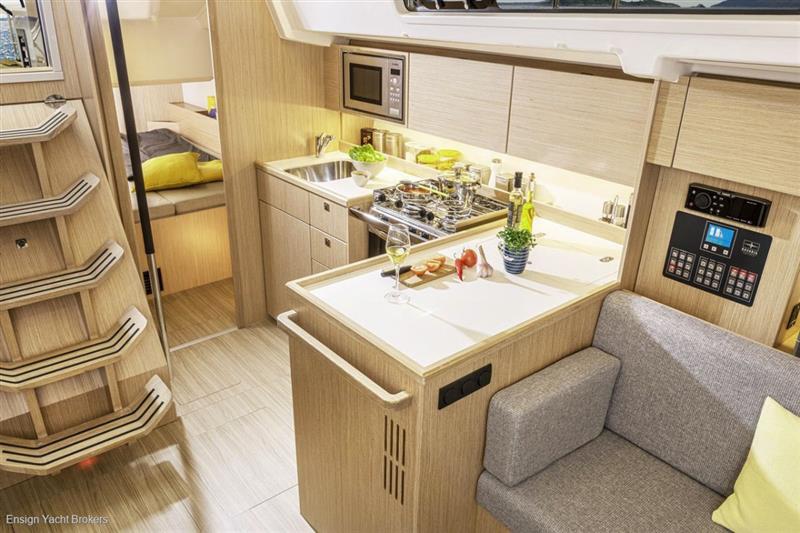 Galley on board the Bavaria C38 - photo © Bavaria Yachts