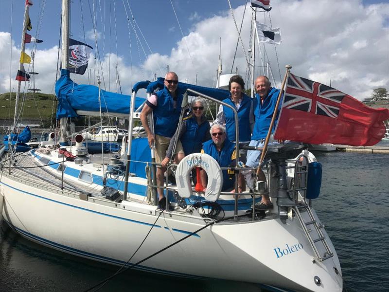 Nick & Maz White with crew on their Swan 47 S&S Bolero photo copyright World Cruising Club taken at  and featuring the Cruising Yacht class