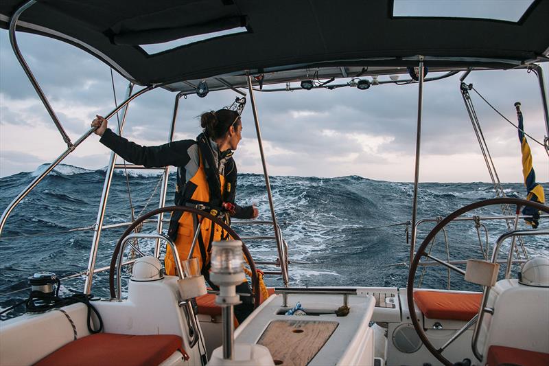 Sophie on watch photo copyright Ryan & Sophie Sailing taken at  and featuring the Cruising Yacht class