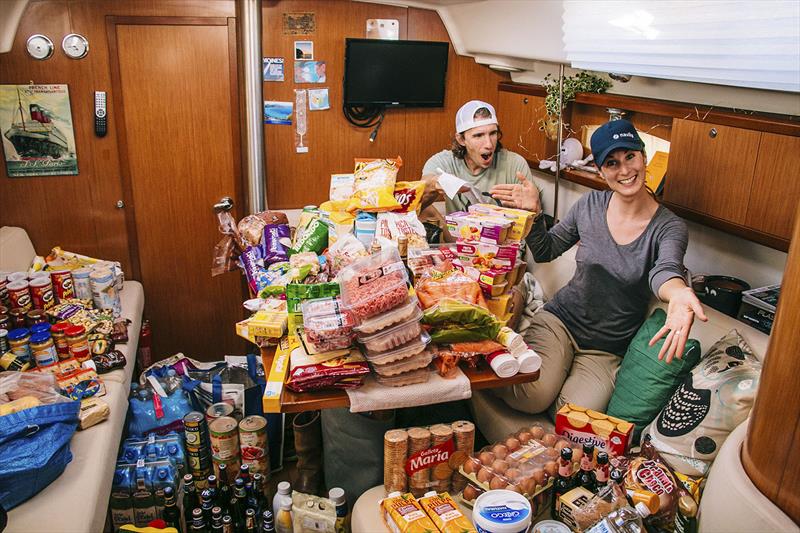 Provisioning - one of the great challenges and joys - photo © Ryan & Sophie Sailing