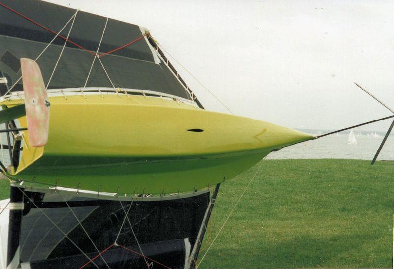 Passive foils on a Moth following the new rule that all foils be on the centreline - photo © Andy Paterson