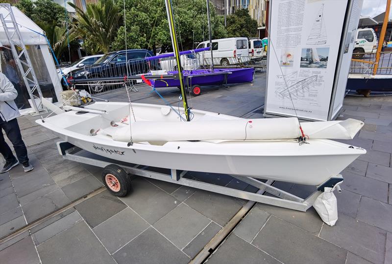 Jollyboat - John Spencer - the Plywood Magician - Exhibition - November 2020 photo copyright Richard Gladwell / Sail-World.com taken at Wakatere Boating Club and featuring the Classic & Vintage Dinghy class