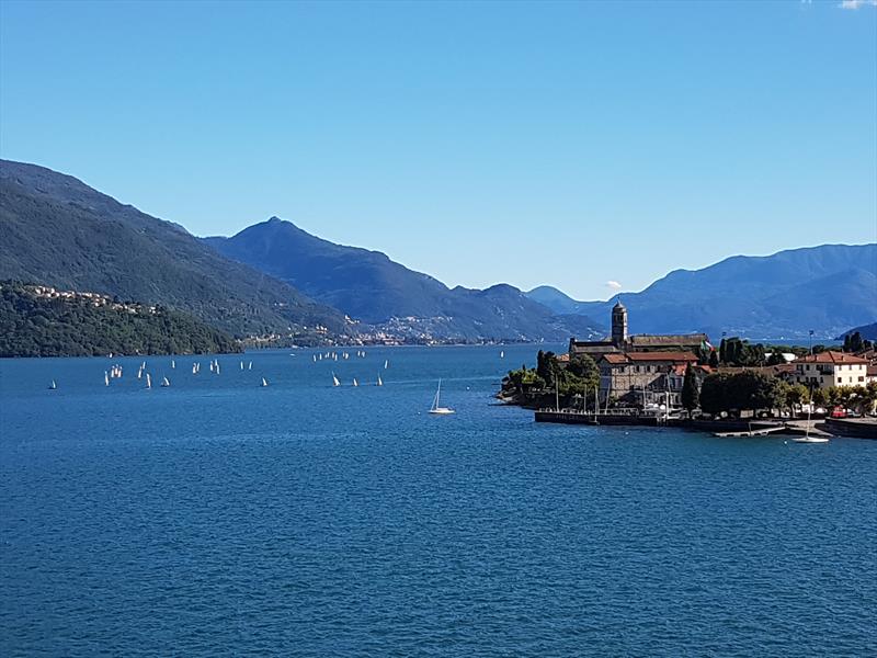 Beautiful Lake Como photo copyright Giles Chipperfield taken at Centro Vela Alto Lario and featuring the D-One class