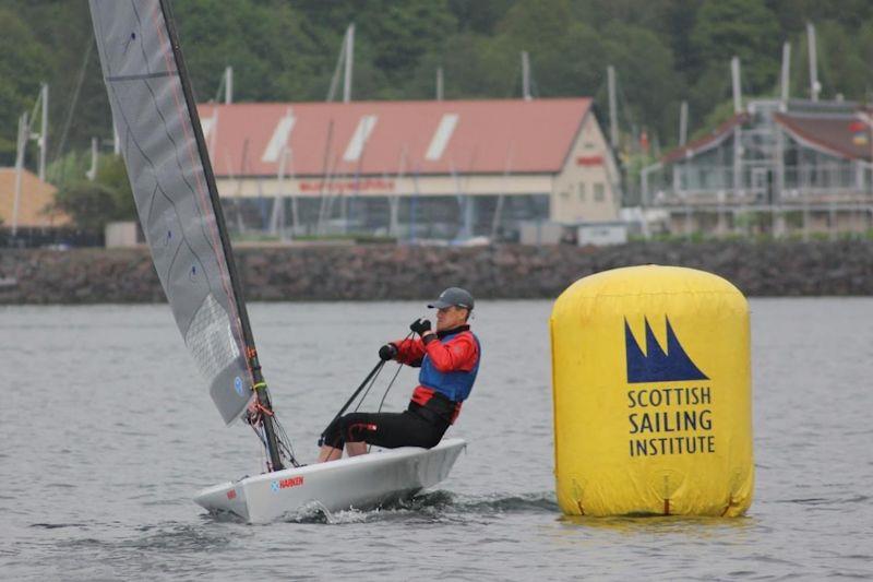 Jon Bassett wins the D-Zero class in the Harken One Design Regatta at Largs - photo © Zoe Linton