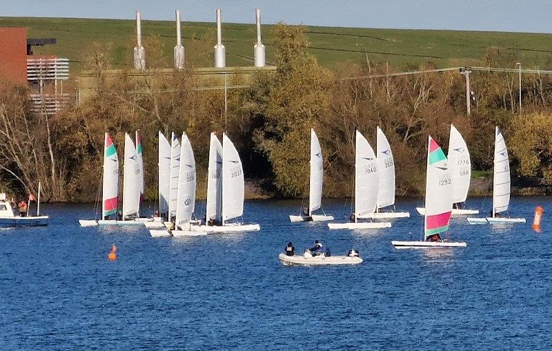 Dart 15 Winter TT at Stewartby photo copyright Dave Russell taken at Stewartby Water Sailing Club and featuring the Dart 15 class