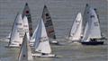 Startline action from the Clevedon Sailing Club Regatta 2022 © C Slater