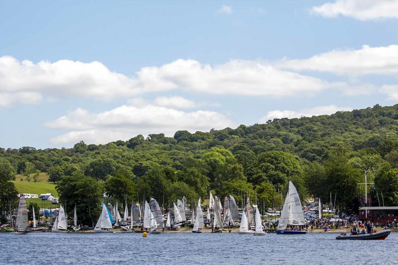 Busy foreshore at the Birkett, organisers are expecting another great turnout for the Ullswater Ultimate photo copyright Tim Olin / www.olinphoto.co.uk taken at Ullswater Yacht Club and featuring the Dinghy class