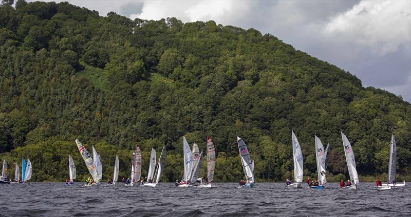 Ullswater Ultimate 2019 Saturday start photo copyright Tim Olin / www.olinphoto.co.uk taken at Ullswater Yacht Club and featuring the Dinghy class