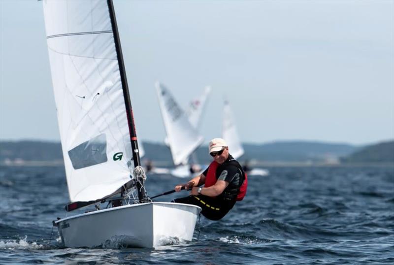Runner-up Bo Petersen at the OK Dinghy Nordic Championship photo copyright Joel Hernestål, Spline AB taken at SS Kaparen and featuring the Dinghy class