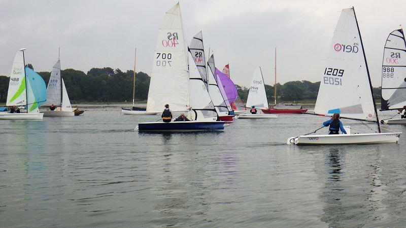 Annual Ladies Race at Royal Lymington photo copyright Alastair Beeton taken at Royal Lymington Yacht Club and featuring the Dinghy class