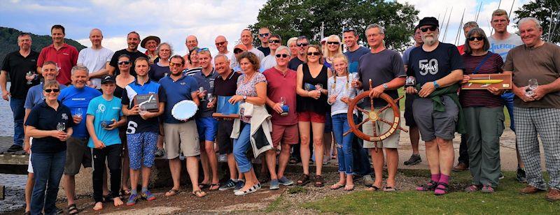 Prizewinners in the Lord Birkett Memorial Trophy 2019 at Ullswater photo copyright Sue Giles taken at Ullswater Yacht Club and featuring the Dinghy class