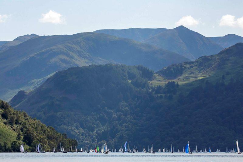 Ullswater filled with competitors for the Lord Birkett Memorial Trophy 2019 - photo © Tim Olin / www.olinphoto.co.uk