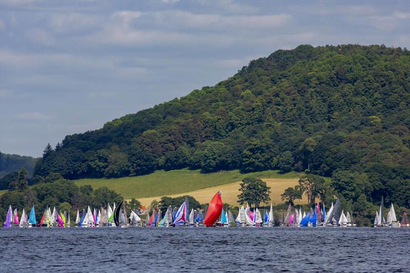 Lord Birkett Memorial Trophy 2019 at Ullswater photo copyright Tim Olin / www.olinphoto.co.uk taken at Ullswater Yacht Club and featuring the Dinghy class
