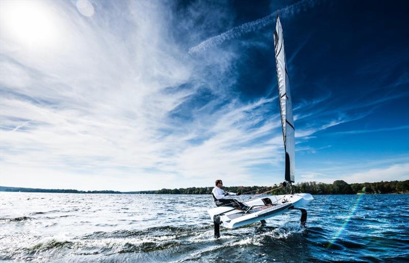 UK debut of The Foiling Dinghy and L12 Lowrider from Advanced Sailing Technologies photo copyright RYA taken at Royal Yachting Association and featuring the Dinghy class