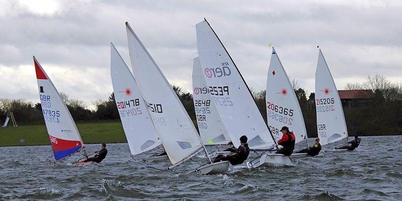 An all-in start for the smaller fleet - week 8 of the Alton Water Fox's Chandlery & Anglian Water Frostbite Series photo copyright Emer Berry taken at Alton Water Sports Centre and featuring the Dinghy class