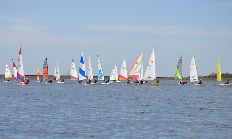 Derbyshire Youth Sailing at Burton photo copyright Helen Lancashire taken at Burton Sailing Club and featuring the Dinghy class