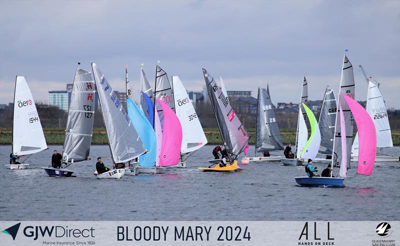 GJW Direct 48th Bloody Mary photo copyright Mark Jardine taken at Queen Mary Sailing Club and featuring the Dinghy class