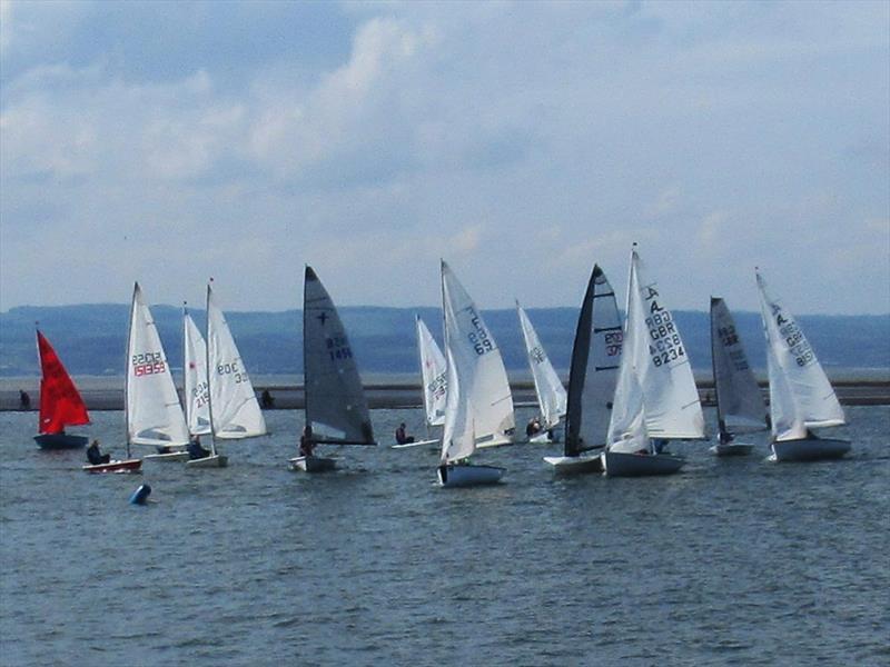 Start on day 1 of the West Kirby Sailing Club Easter Regatta  - photo © Alan Jenkins