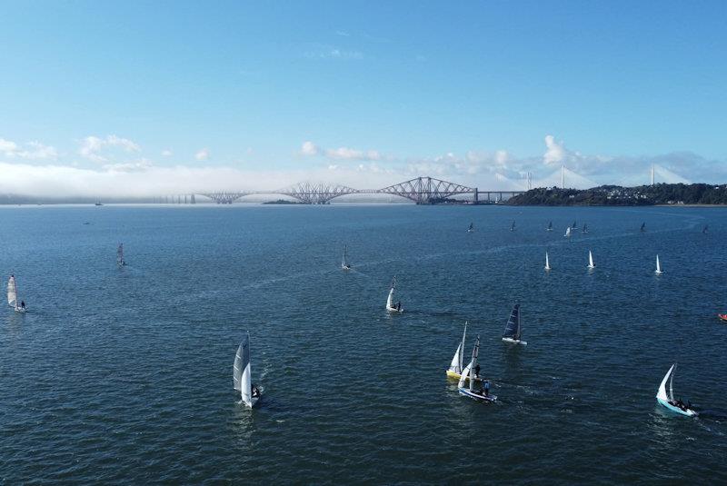 Racing by Forth Bridge - Annual Regatta at Dalgety Bay SC - photo © Norman Burns