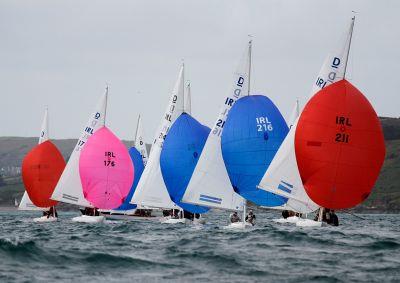 Irish South Coast Dragons 2014 at Glandore photo copyright Kathleen Hayes taken at Glandore Harbour Yacht Club and featuring the Dragon class