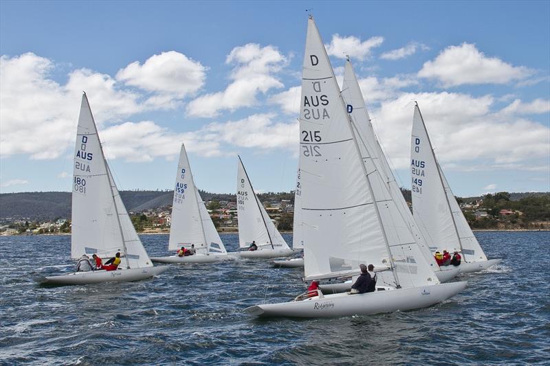 Prince Philip Cup 2020 photo copyright Leigh Edwards taken at Royal Yacht Club of Tasmania and featuring the Dragon class