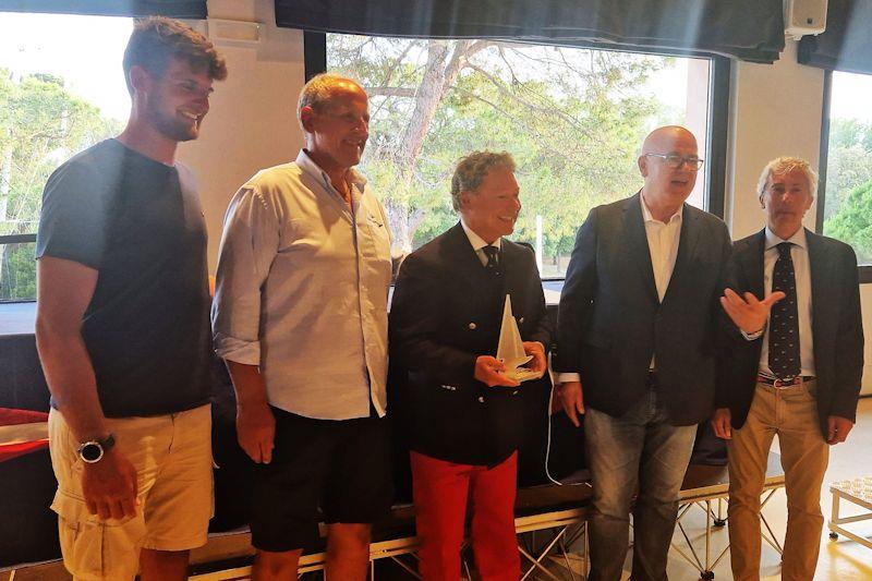 Harbour Race winners - Dragon class Marblehead Trophy in Venice photo copyright Elena Thin taken at Compagnia della Vela and featuring the Dragon class
