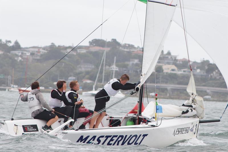 Day 3 - Nespresso Youth International Match Racing Cup, February 23, 2019 photo copyright Andrew Delves taken at Royal New Zealand Yacht Squadron and featuring the Elliott 6m class