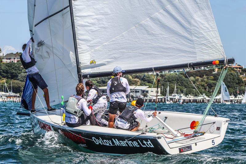 Harken Youth Match Racing World Championship - Day 2 - February 28, 2020 - Waitemata Harbour photo copyright Andrew Delves taken at Royal New Zealand Yacht Squadron and featuring the Elliott 6m class