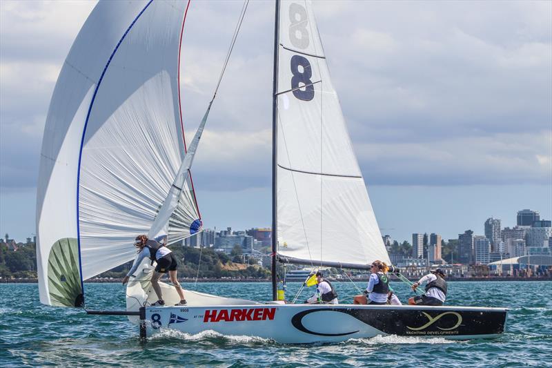 Harken Youth Match Racing World Championship - Day 2 - February 28, 2020 - Waitemata Harbour - photo © Andrew Delves