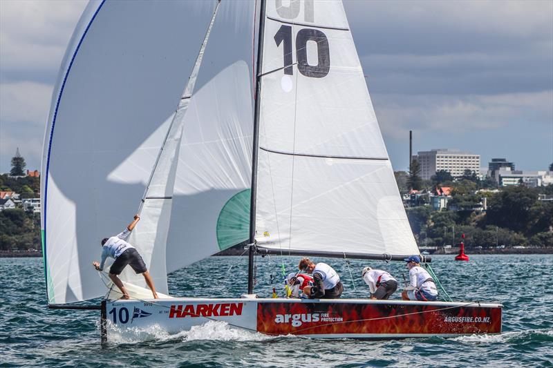 Harken Youth Match Racing World Championship - Day 2 - February 28, 2020 - Waitemata Harbour - photo © Andrew Delves