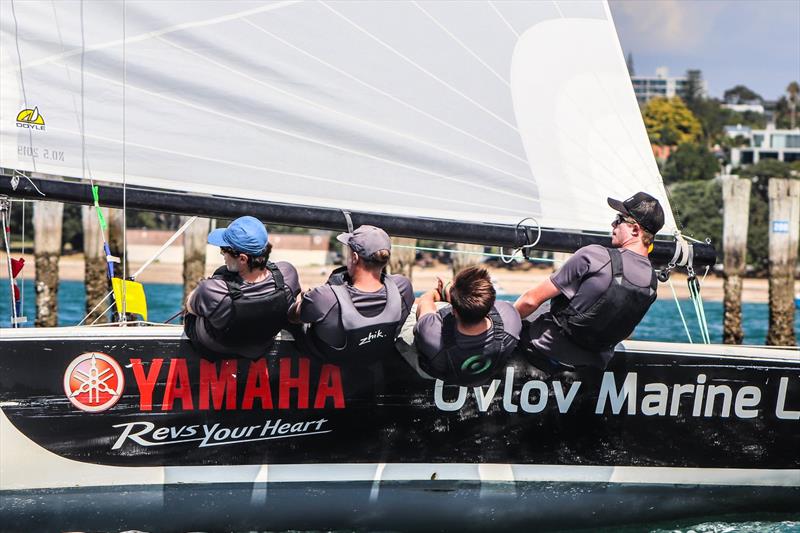 Harken Youth Match Racing World Championship - Day 2 - February 28, 2020 - Waitemata Harbour photo copyright Andrew Delves taken at Royal New Zealand Yacht Squadron and featuring the Elliott 6m class