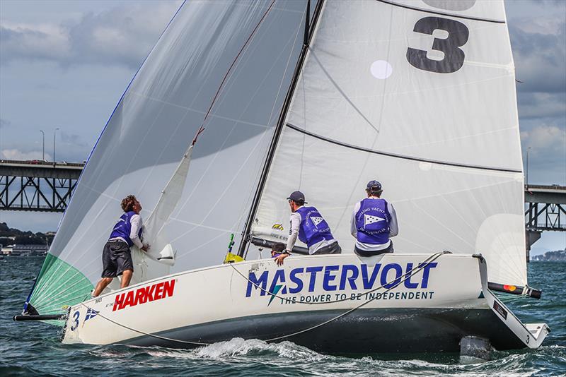 James Hodgson photo copyright Andrew Delves taken at Royal New Zealand Yacht Squadron and featuring the Elliott 6m class