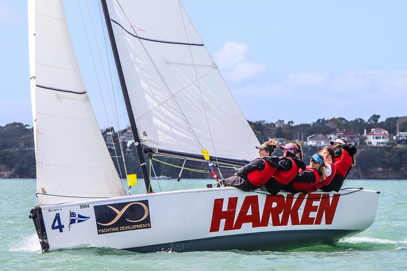 Megan Thomson - 2.0 Women's Match Racing photo copyright Andrew Delves RNZYS taken at Royal New Zealand Yacht Squadron and featuring the Elliott 6m class