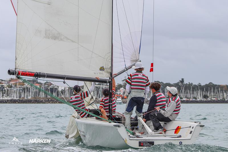 Westlake Green - NZ National Secondary Schools Keelboat Championship - May 2021 photo copyright Andrew Delves taken at Royal New Zealand Yacht Squadron and featuring the Elliott 6m class