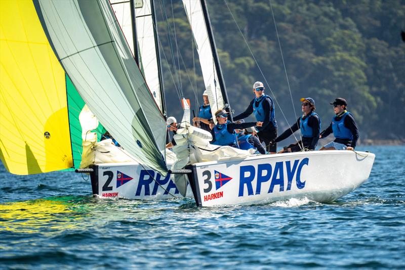 Racing was fierce in the NSW Sailing League Final photo copyright Alex Dare taken at Royal Prince Alfred Yacht Club and featuring the Elliott 6m class
