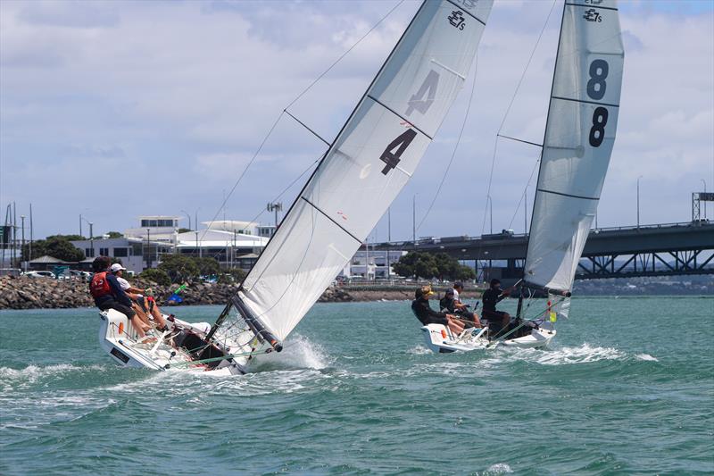 Harken NZ NZ Match Racing Championship - Royal NZ Yacht Squadron - Day 1, January 21, 2022 photo copyright RNZYS Media taken at Royal New Zealand Yacht Squadron and featuring the Elliott 7 class