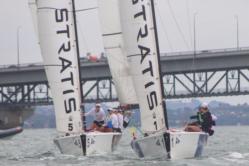 Harken NZ NZ Match Racing Championship - Royal NZ Yacht Squadron - January 22-24, 2022 photo copyright RNZYS Media taken at Royal New Zealand Yacht Squadron and featuring the Elliott 7 class