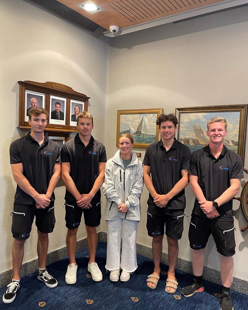 Robbie McCutcheon and his RNZYS GCH Racing team of Chester Duffett, Sam Street, Jack Frewin and Sofia Higgott  will represent NZ at the Youth World Match Racing Championships in July photo copyright Adam Mustill taken at Royal New Zealand Yacht Squadron and featuring the Elliott 7 class